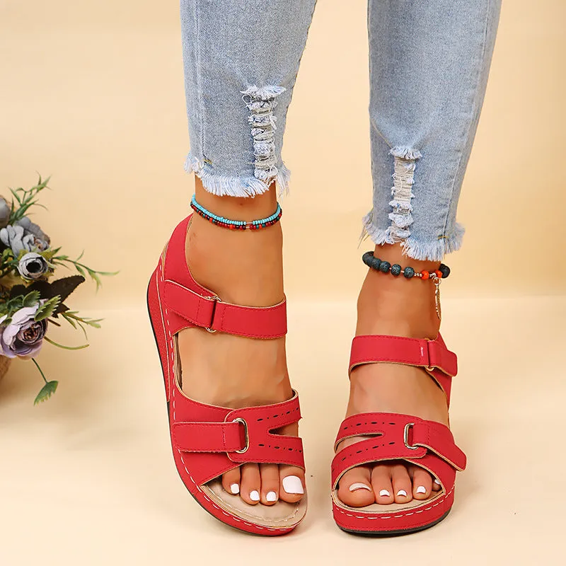 2024 casual fish-mouth Roman sandals