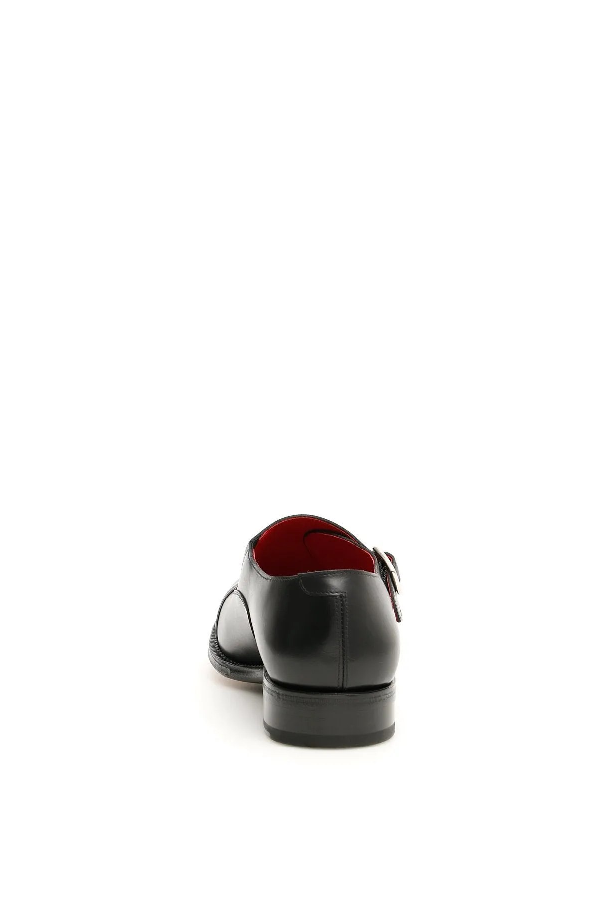 Alexander McQueen Contrast Lining Monk Shoes