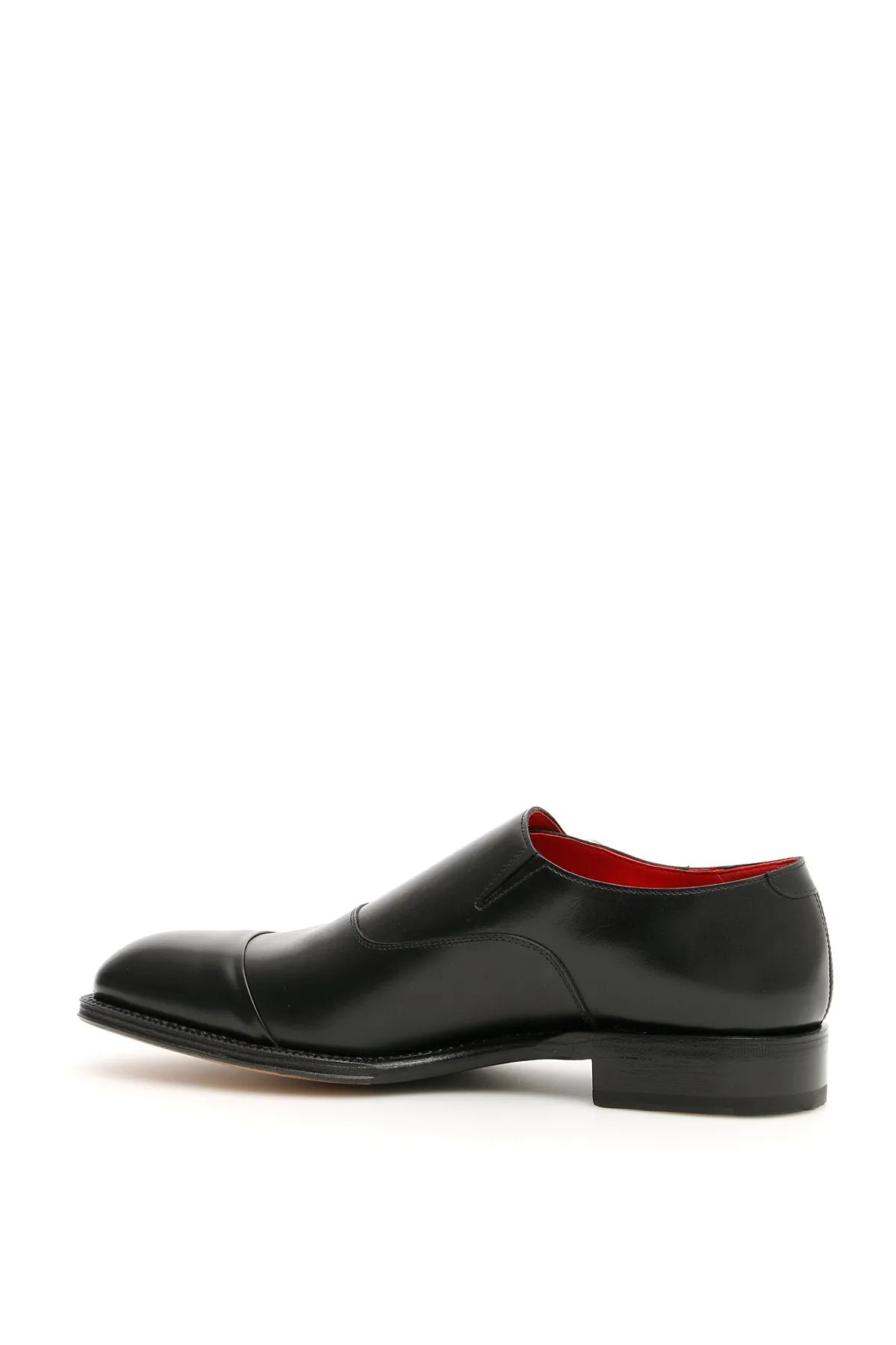Alexander McQueen Contrast Lining Monk Shoes