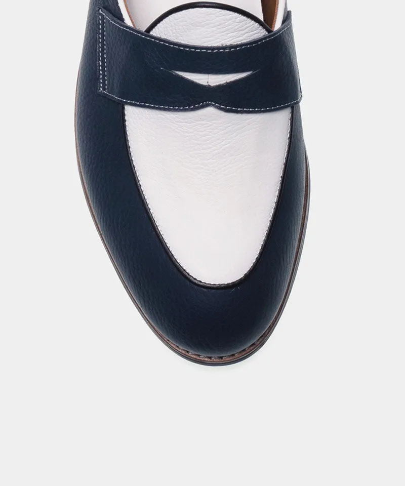ALL CLASSIC Golf Noble Penny Loafer Classic Golf Shoes - Navy