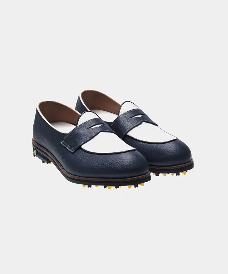 ALL CLASSIC Golf Noble Penny Loafer Classic Golf Shoes - Navy