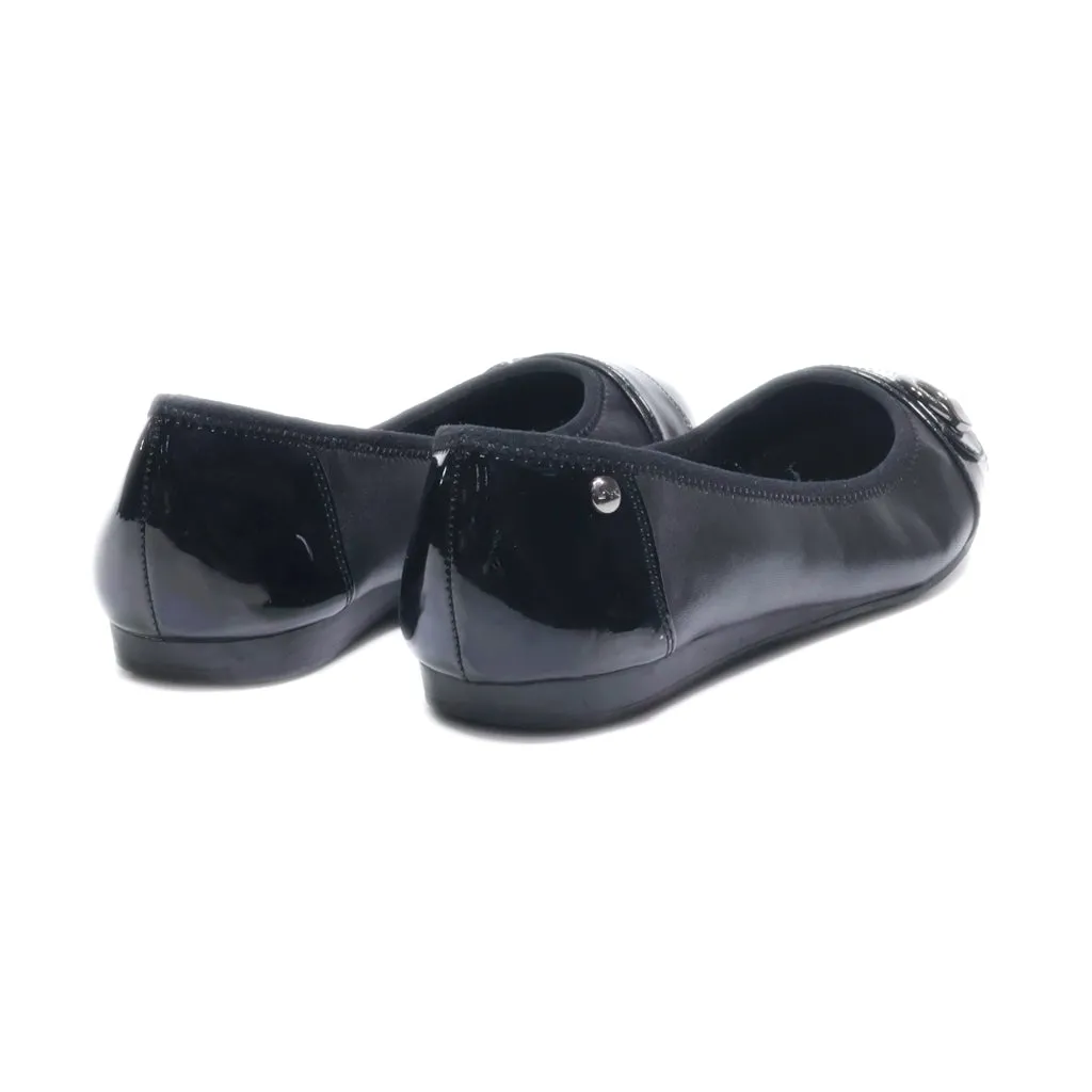 Anne Klein Ballerinas Leather Black Colour For Women