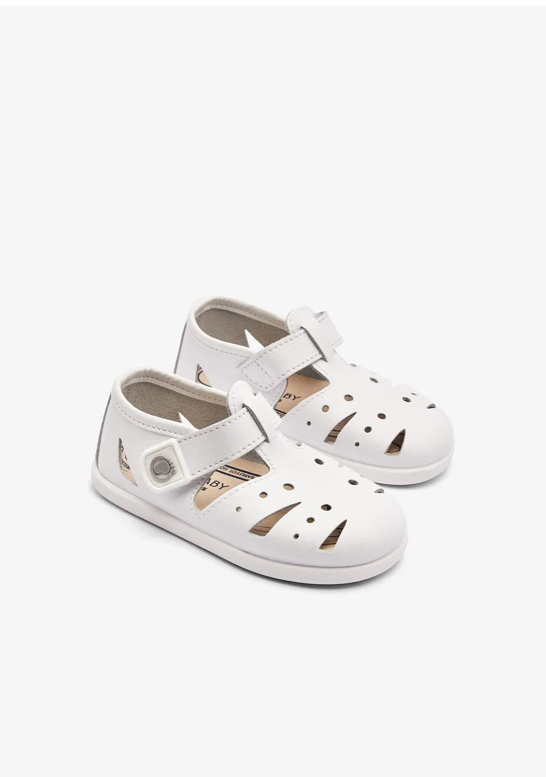 Baby´s White Dots Respectful Mary Janes