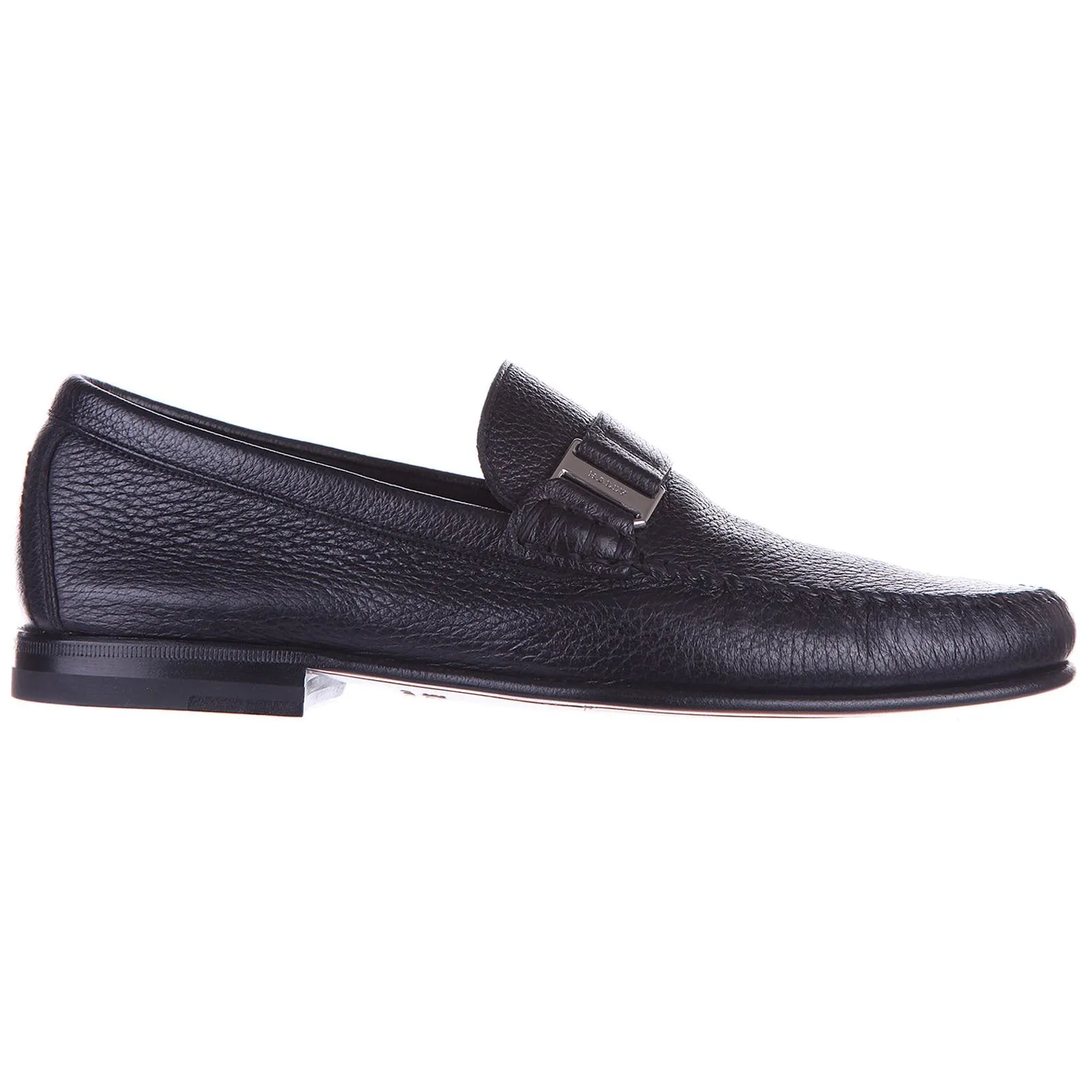 Bally Block Heel Loafers