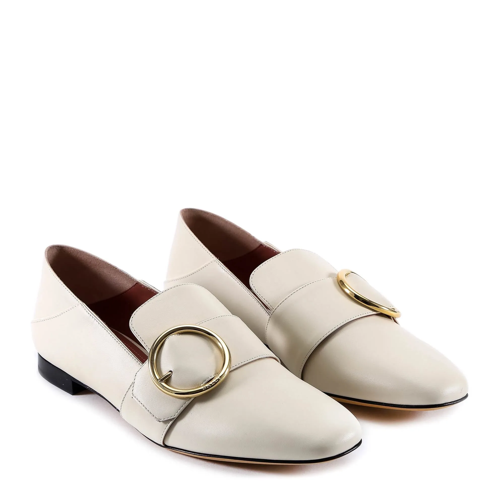 Bally Lottie Buckle Detailed Loafers