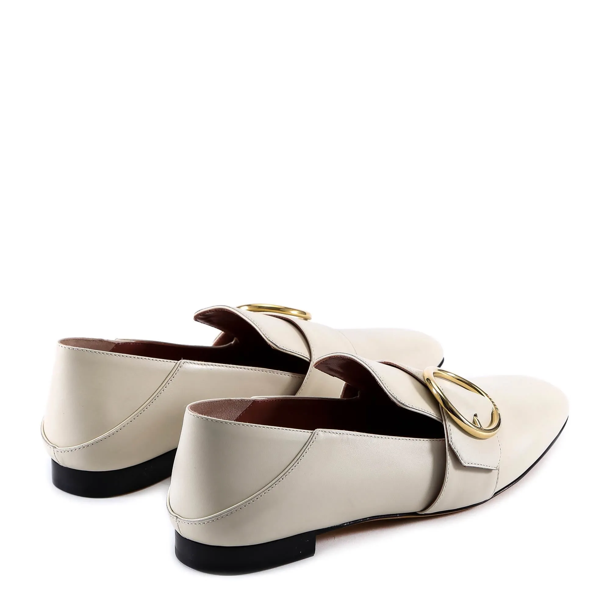 Bally Lottie Buckle Detailed Loafers