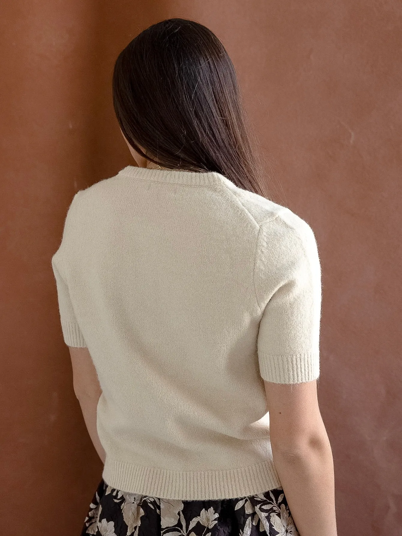 Celeste Button Cardigan - Oatmeal