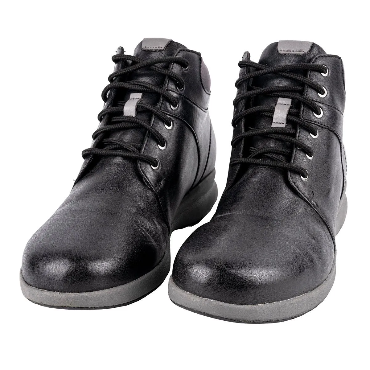 Clarks Unstructured By Adorn Walk Ankle Boots Leather Black Colour For Women