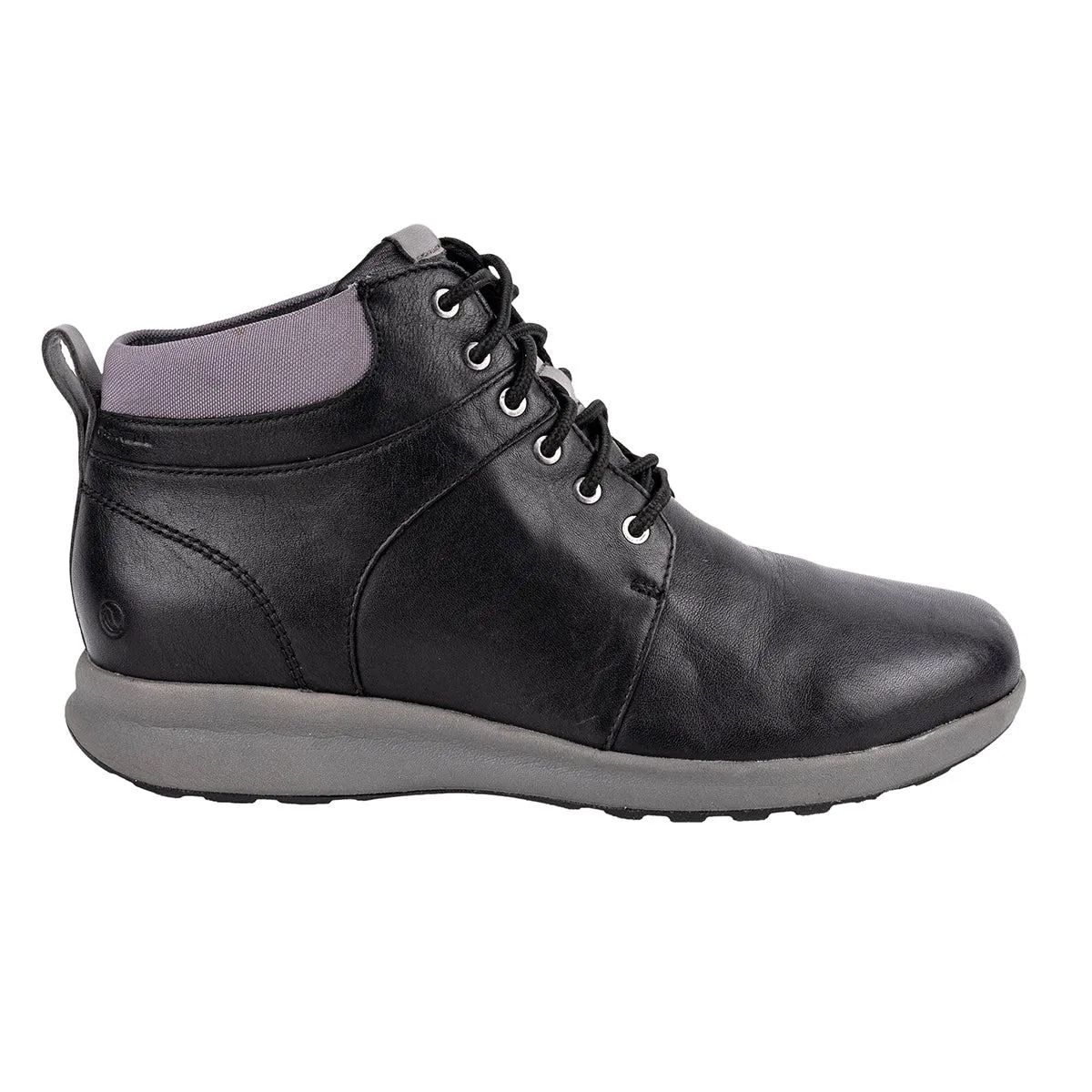 Clarks Unstructured By Adorn Walk Ankle Boots Leather Black Colour For Women