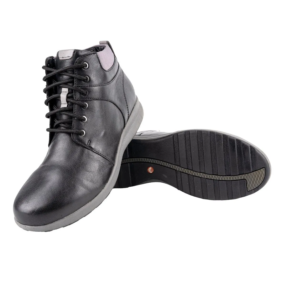 Clarks Unstructured By Adorn Walk Ankle Boots Leather Black Colour For Women