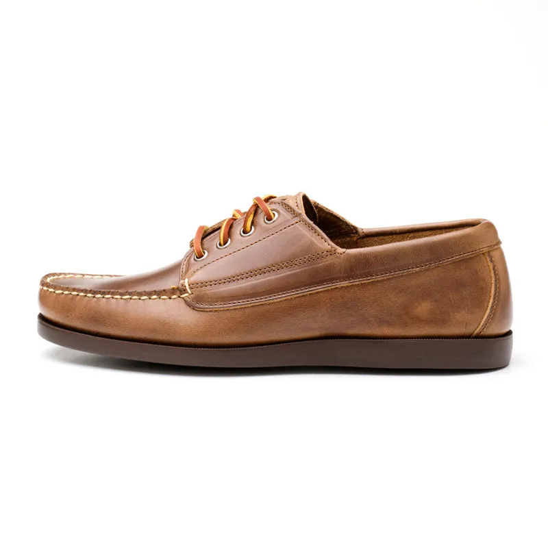 Classic Ranger-moc - Natural w/brown sole