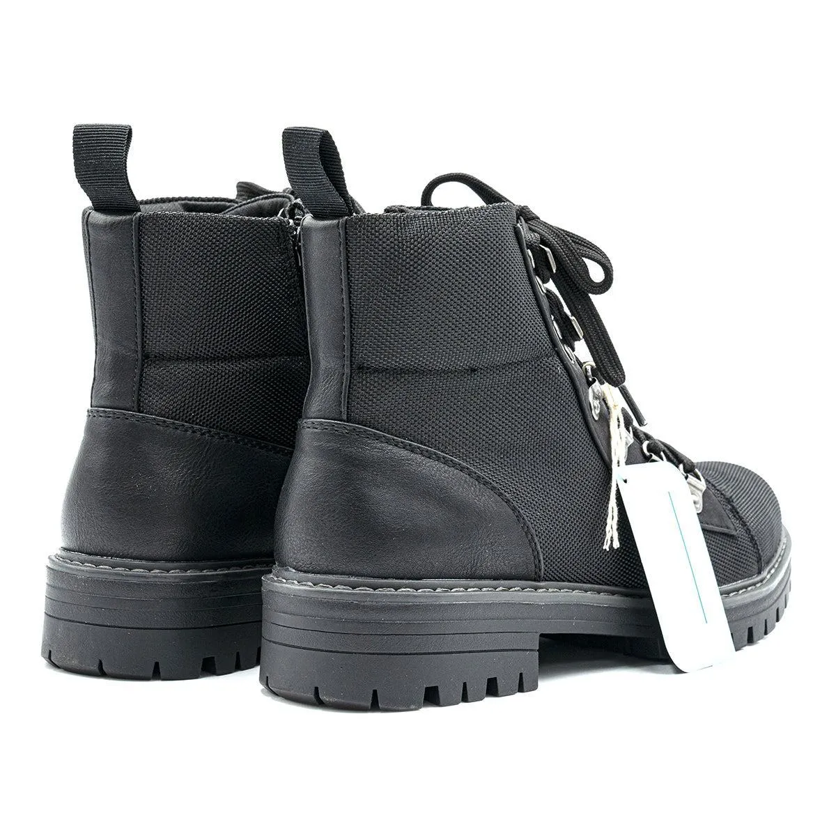 Cliffs By White Mountain Hiking Boots Fabric Black Colour For Women