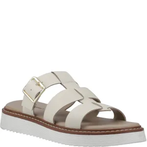 Cream Celeste Slide Sandals