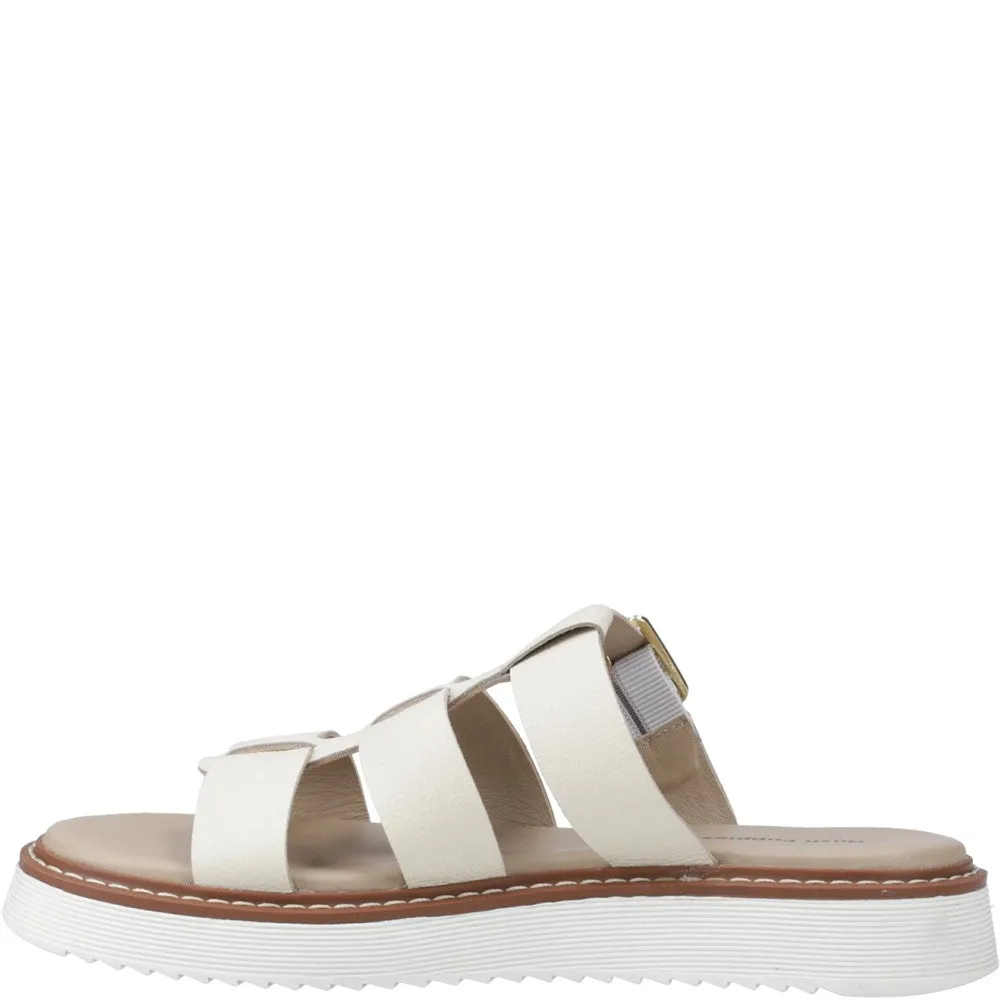 Cream Celeste Slide Sandals