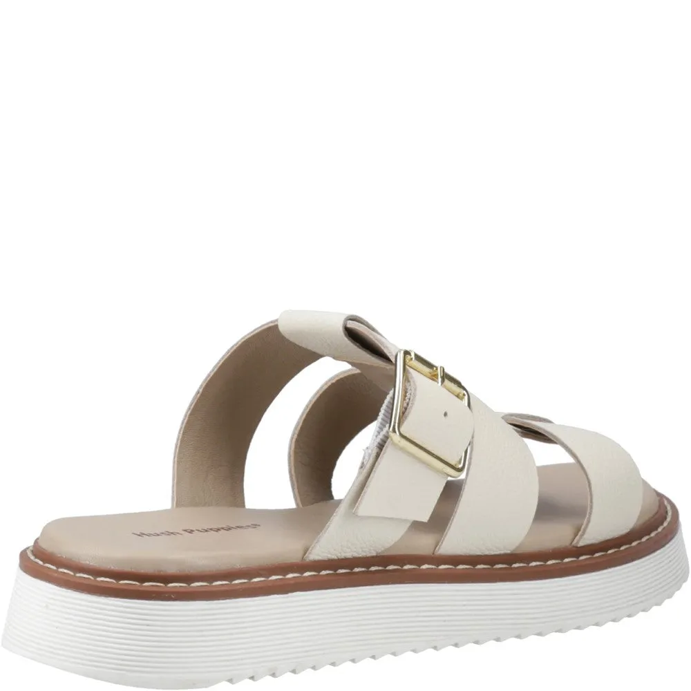 Cream Celeste Slide Sandals