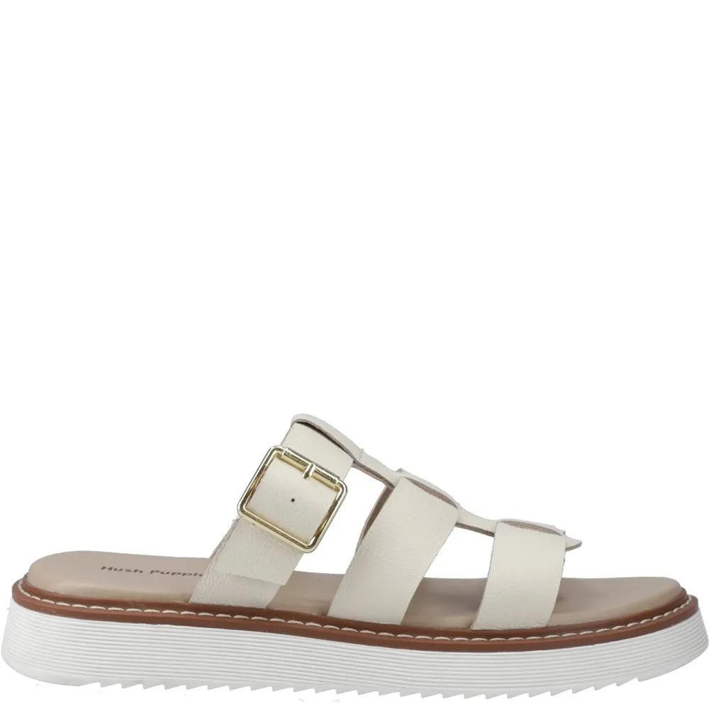 Cream Celeste Slide Sandals