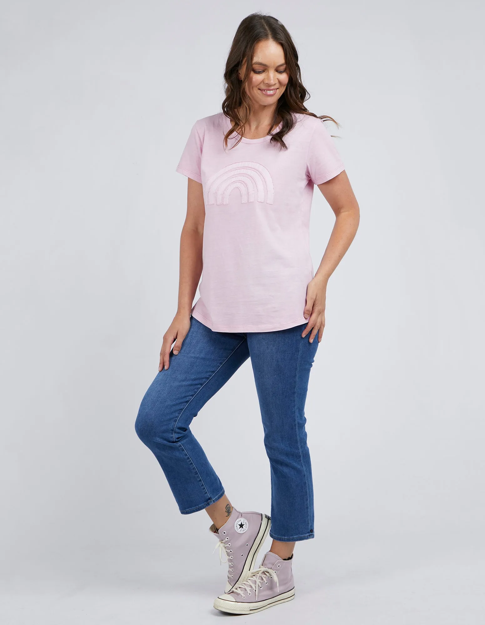 Crescent Tee - Pink
