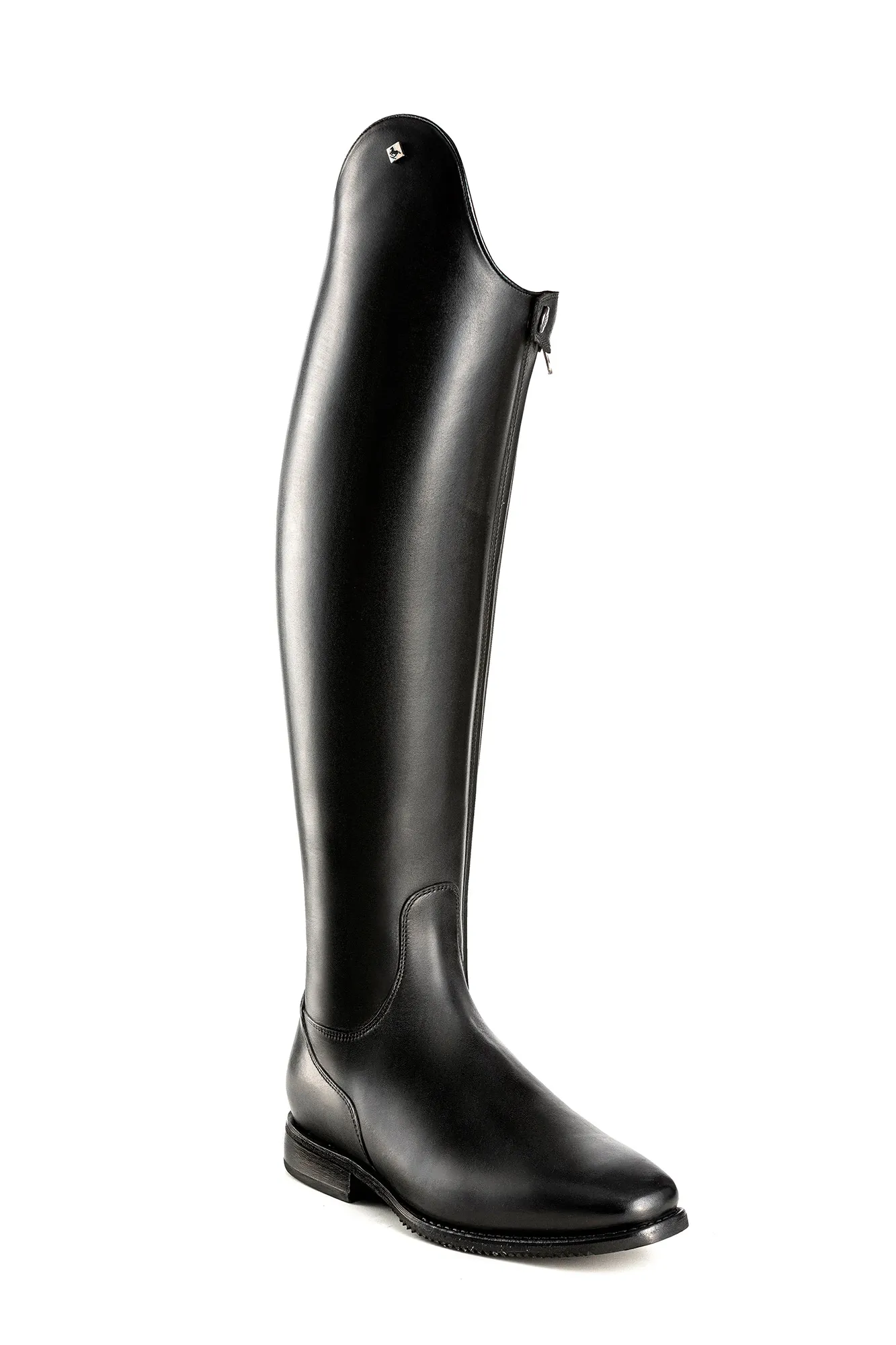 DeNiro Bellini Custom Dressage Boots Wrat Black with Pearls and Crystals - In Stock