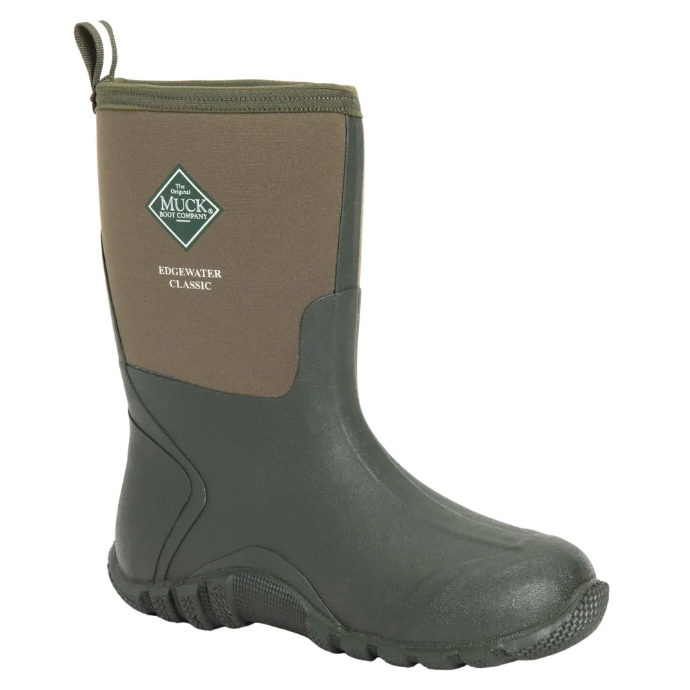 Edgewater Classic Mid Calf Waterproof Round Toe Work Boots