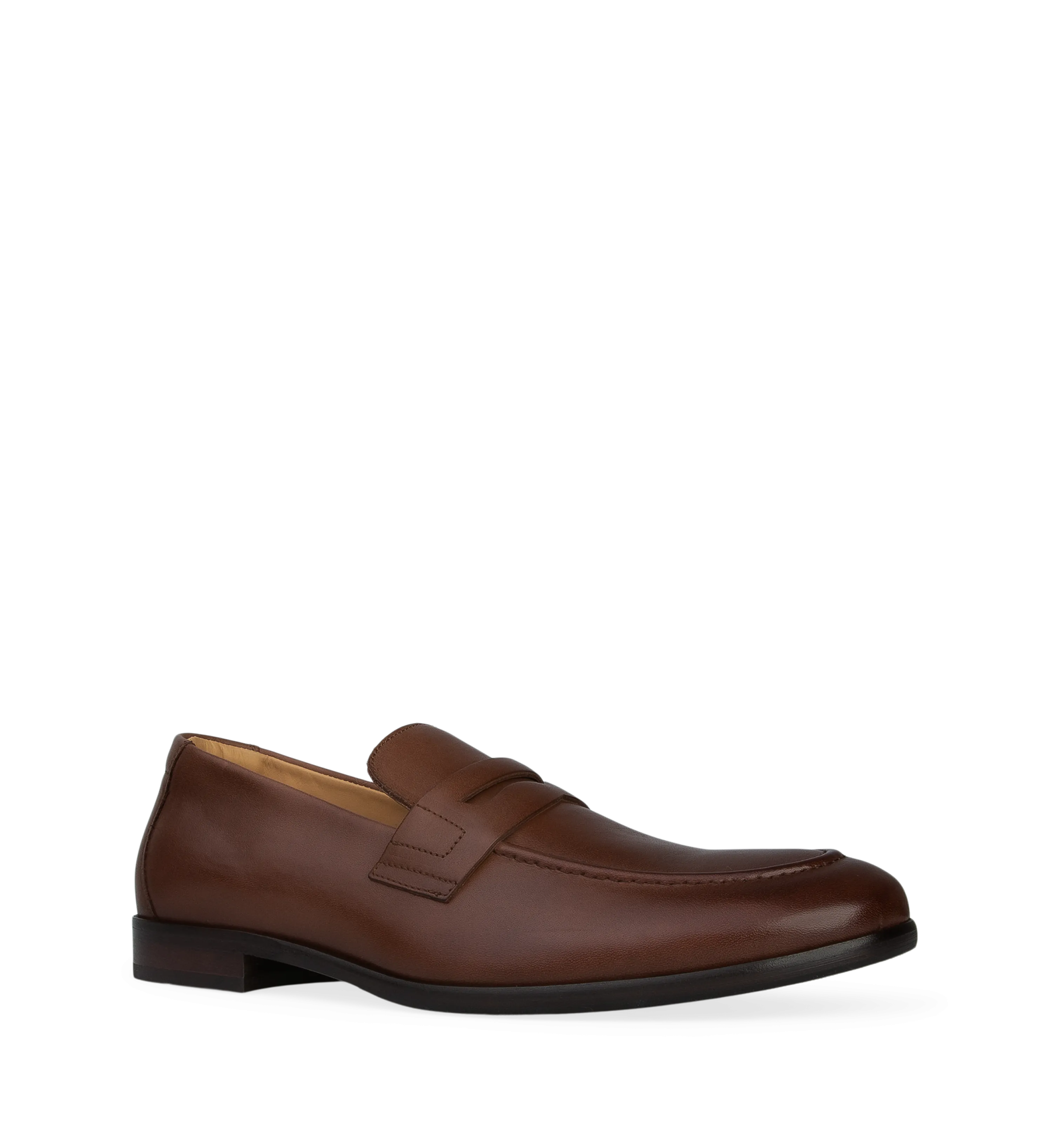 Electrum 2 Chocolate Leather Loafers