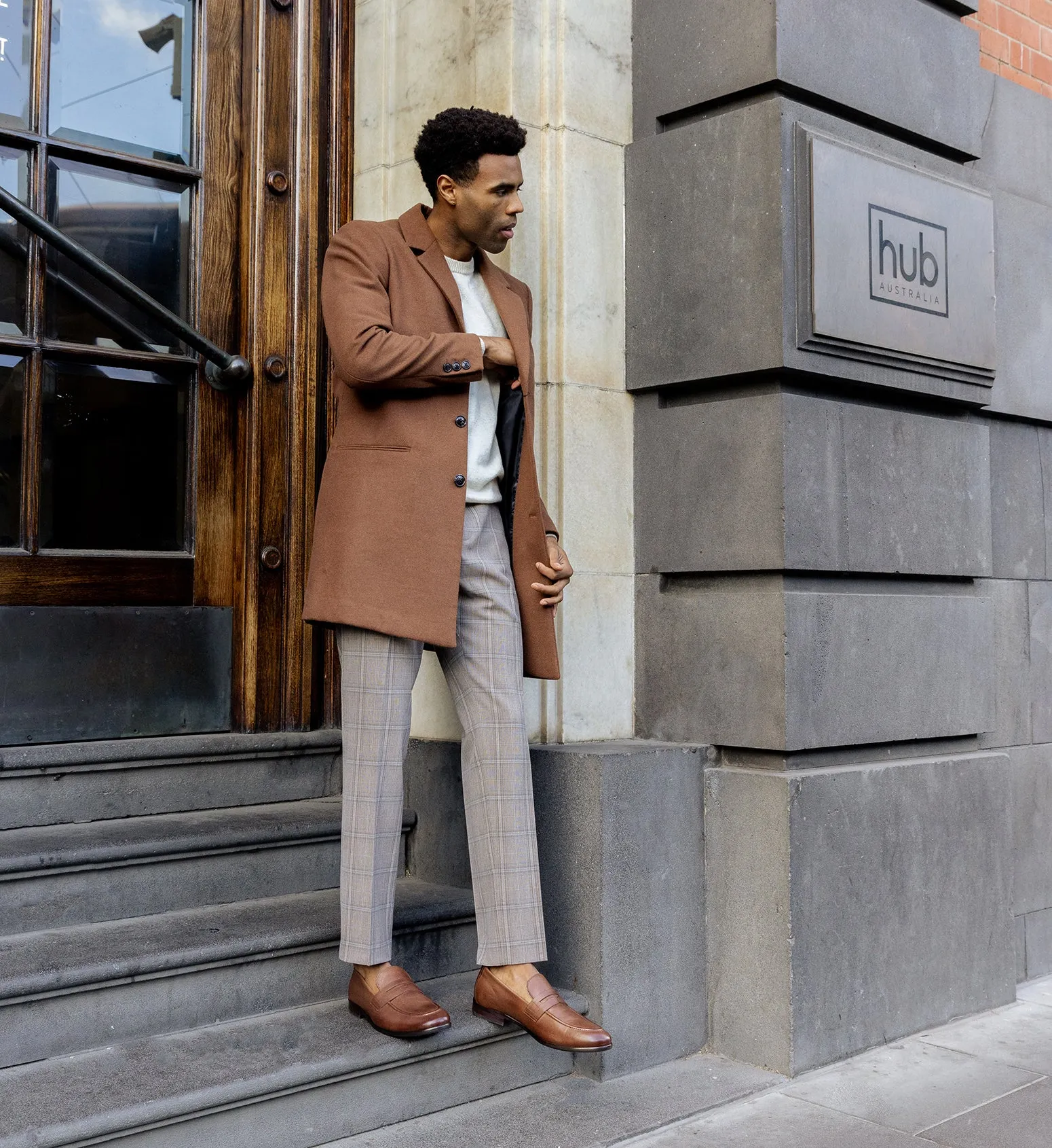 Electrum 2 Chocolate Leather Loafers
