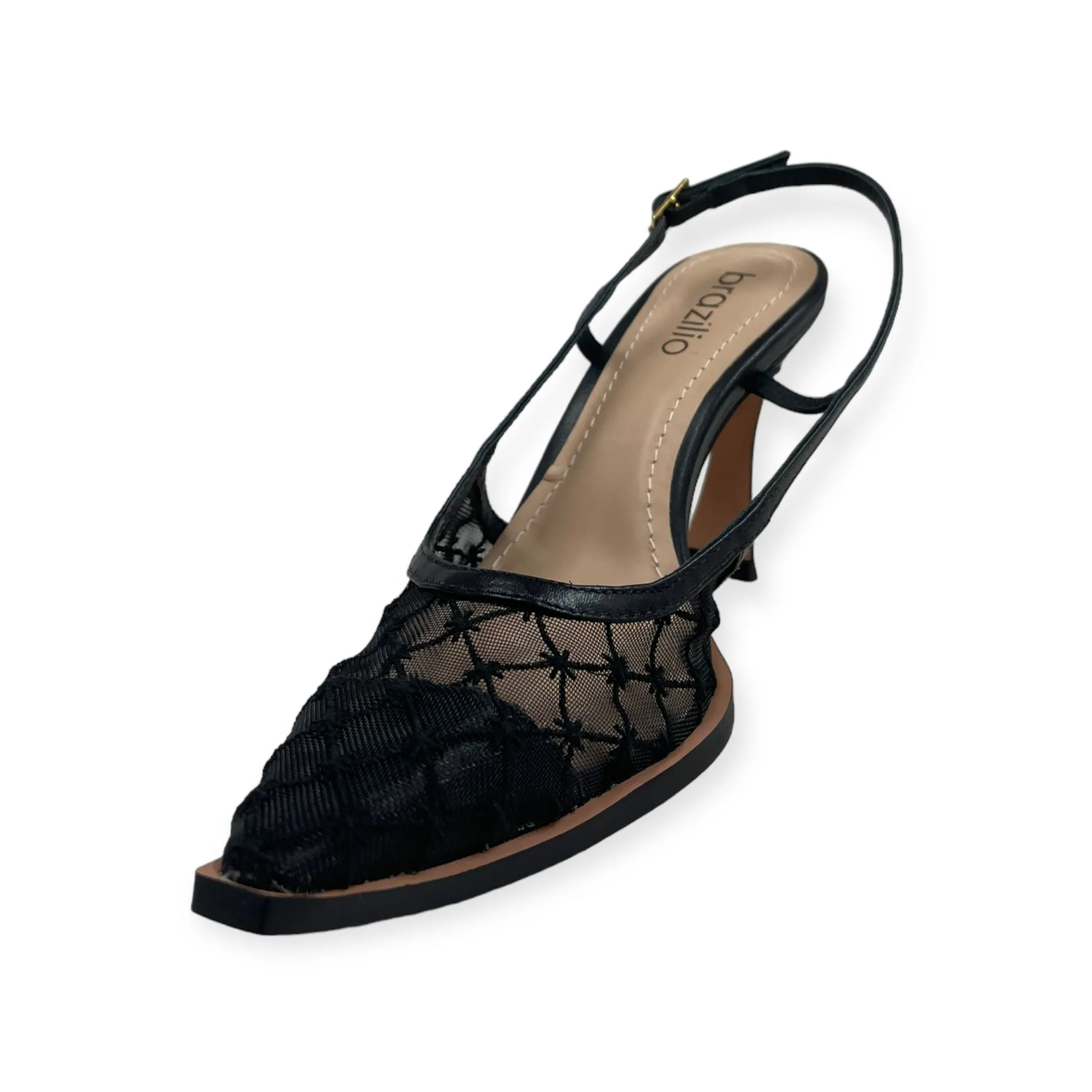 Finley Leather Sling Back
