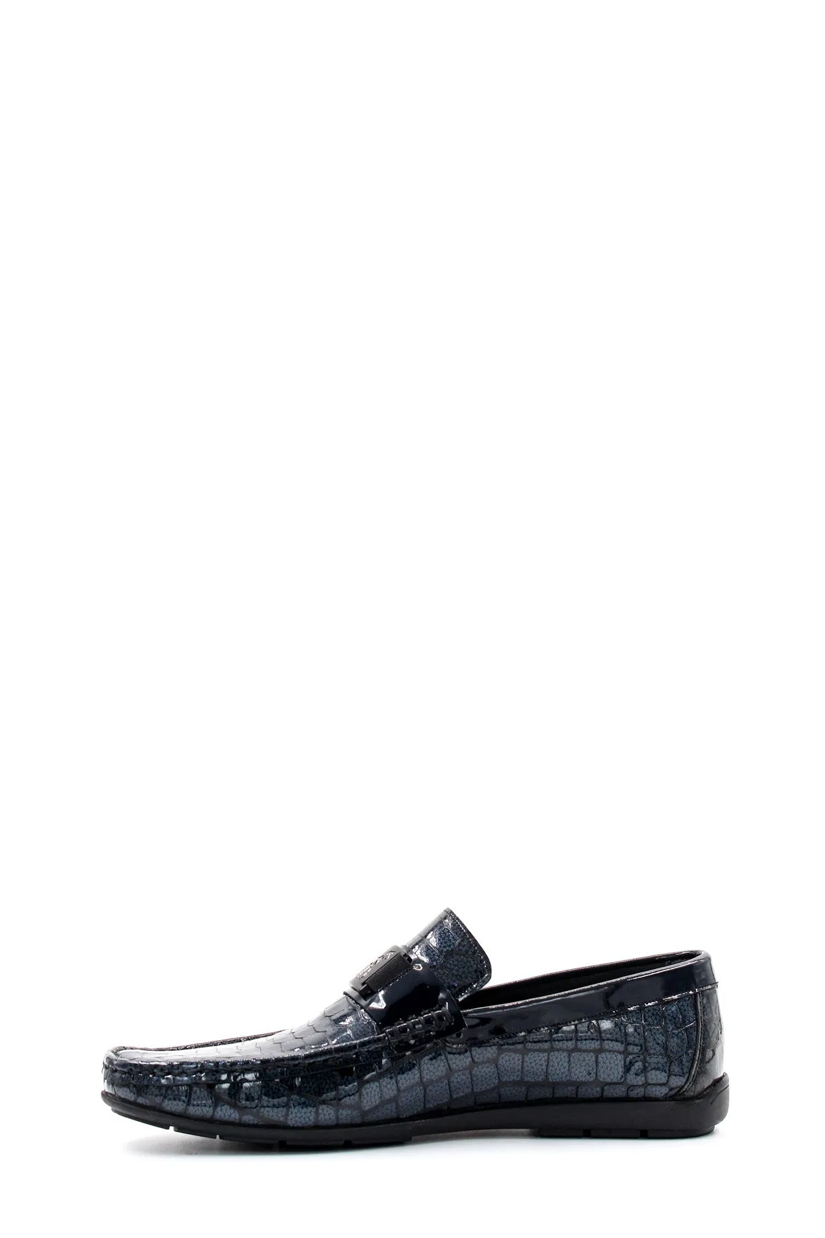 FST Genuine Leather Men's Classic Shoe 278MA209444 Navy Patent - Dalton