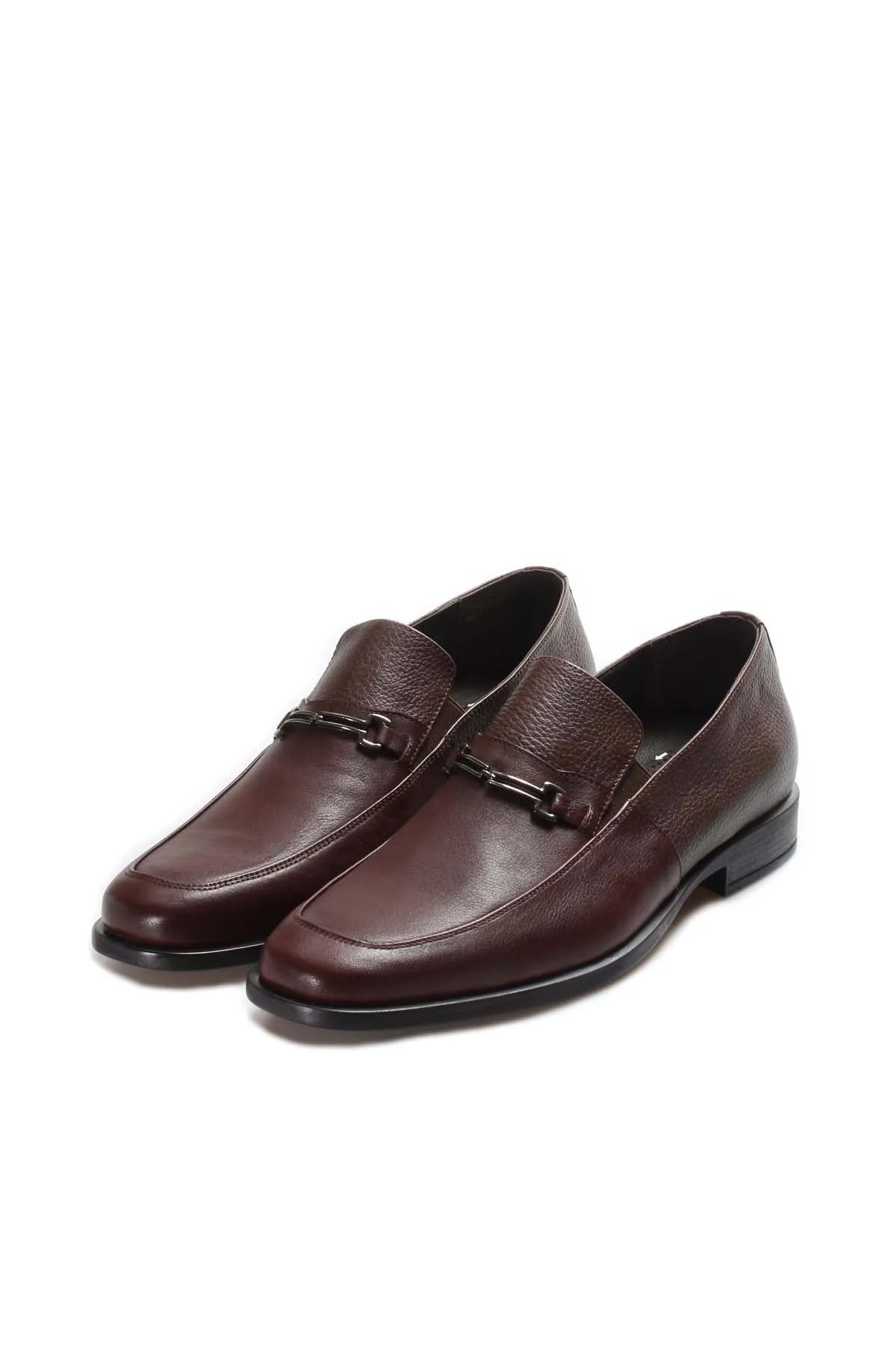 FST Genuine Leather Men's Classic Shoe 517MA1004 Brown - Ladispoli