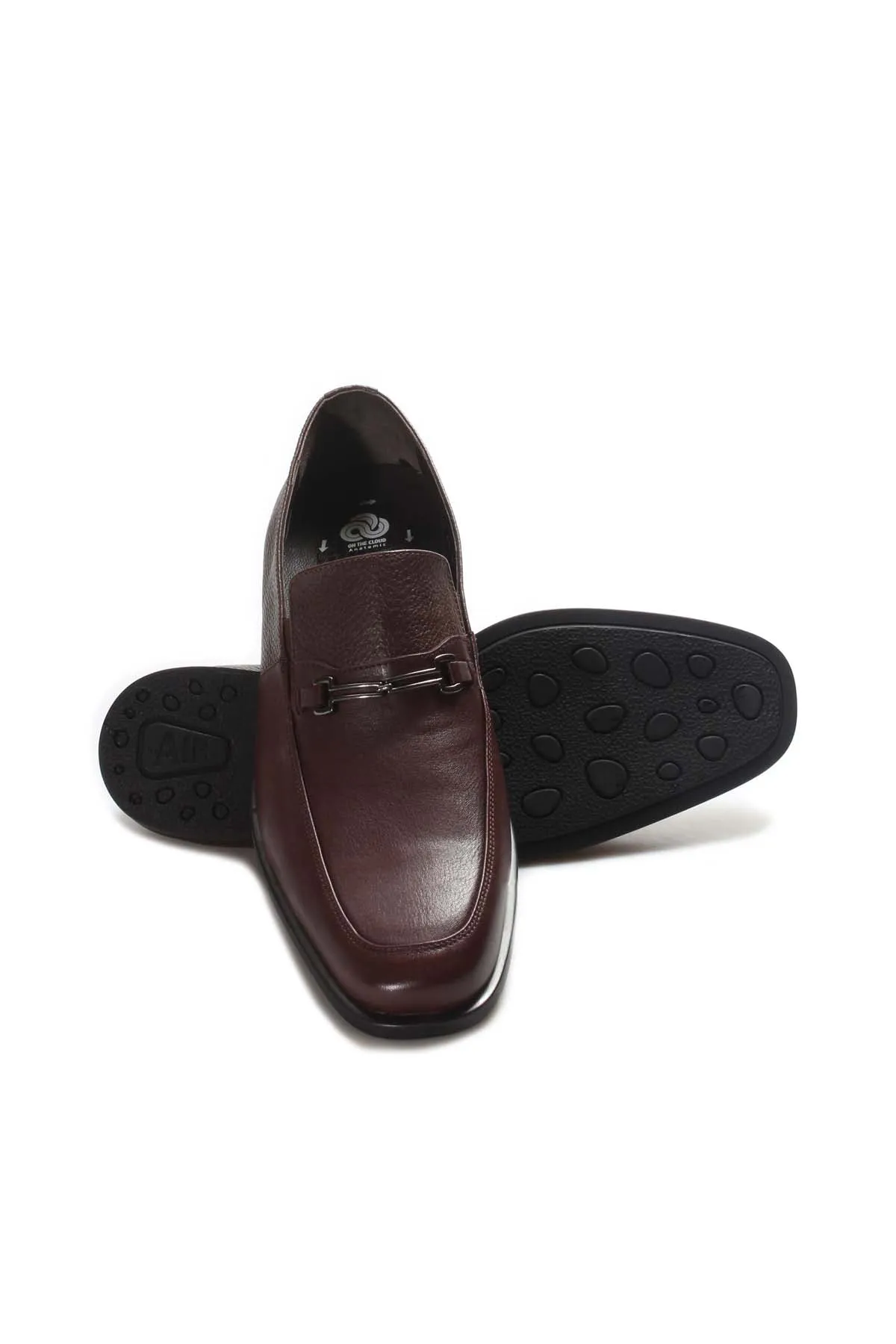FST Genuine Leather Men's Classic Shoe 517MA1004 Brown - Ladispoli