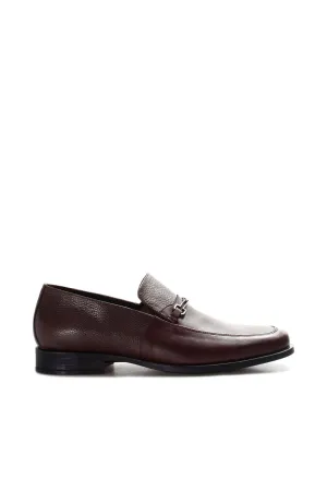 FST Genuine Leather Men's Classic Shoe 517MA1004 Brown - Ladispoli