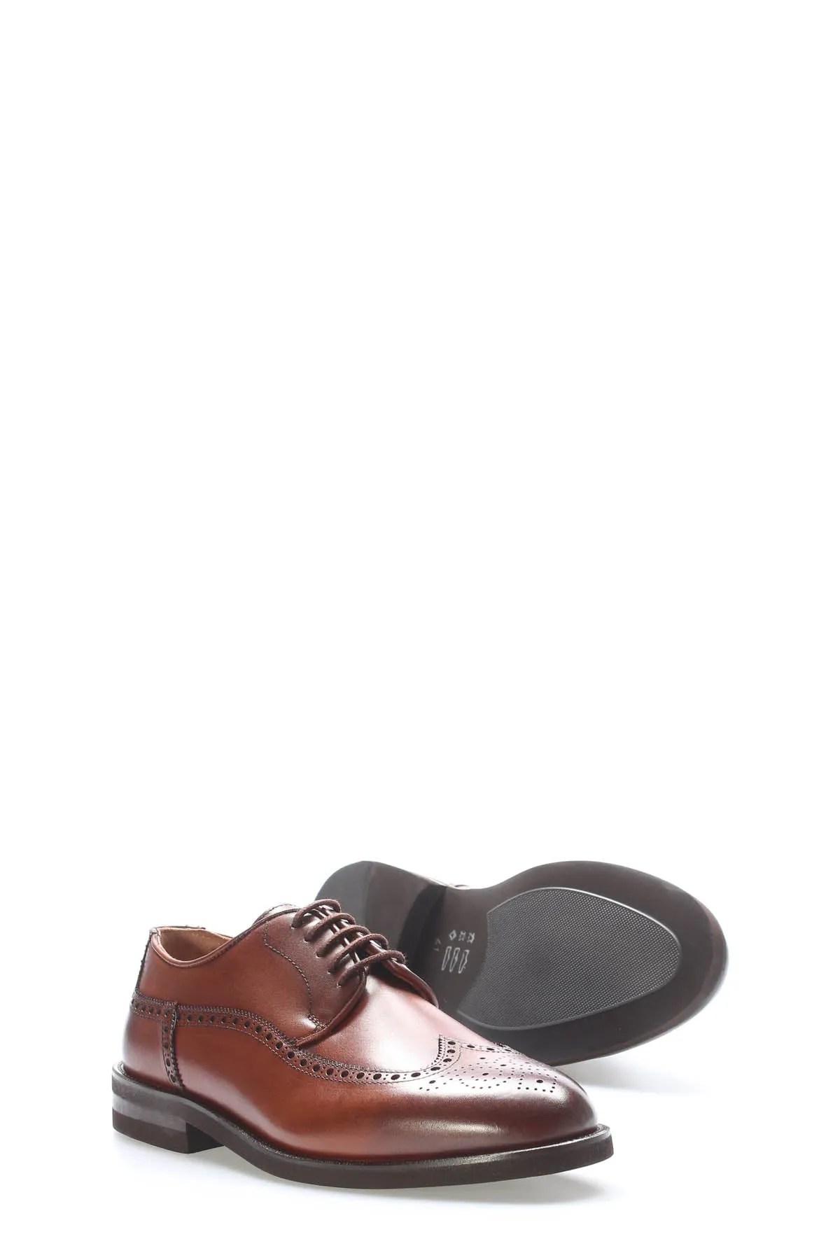 FST Genuine Leather Men's Classic Shoes 778MA96-88 Tan - Kleve