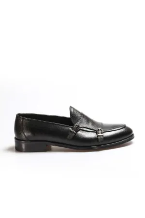 FST Genuine Leather Men's Classic Shoes 867MA172 Black - Charleston