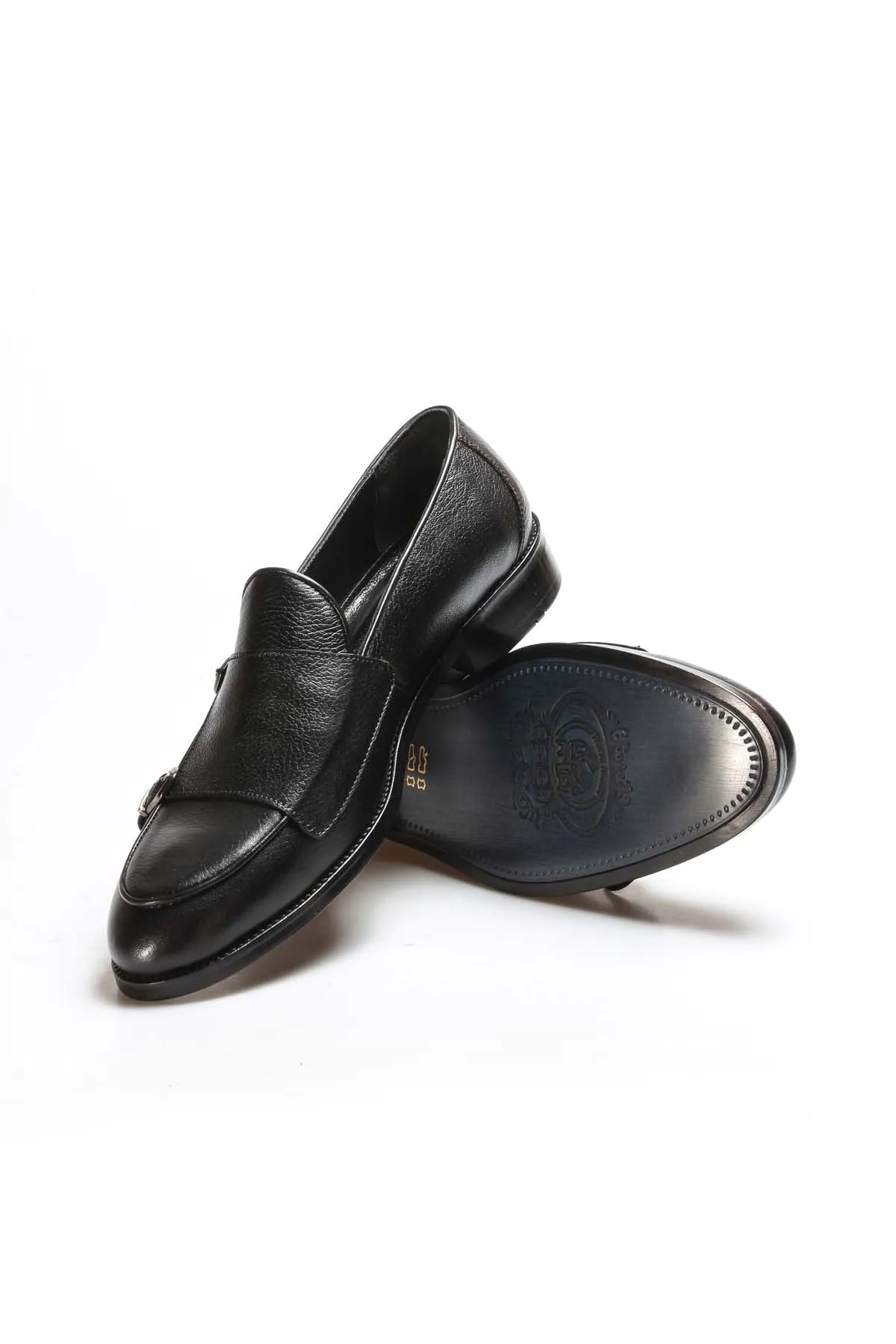 FST Genuine Leather Men's Classic Shoes 867MA172 Black - Charleston