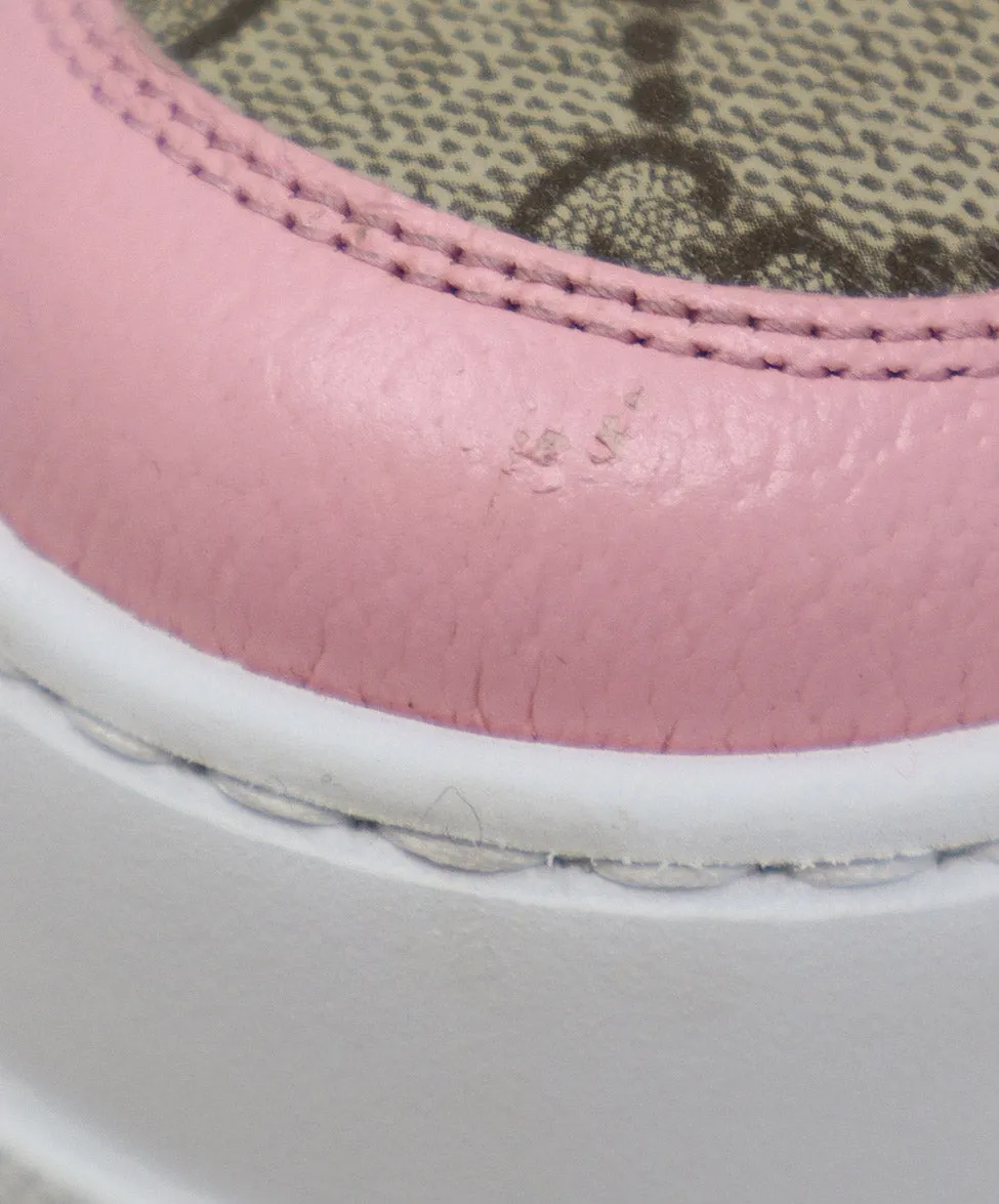 Gucci Multicolor Monogram Leather Sneakers sz 12