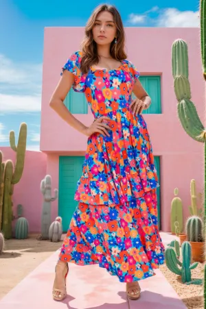 HANNAH FLORAL MAXI DRESS