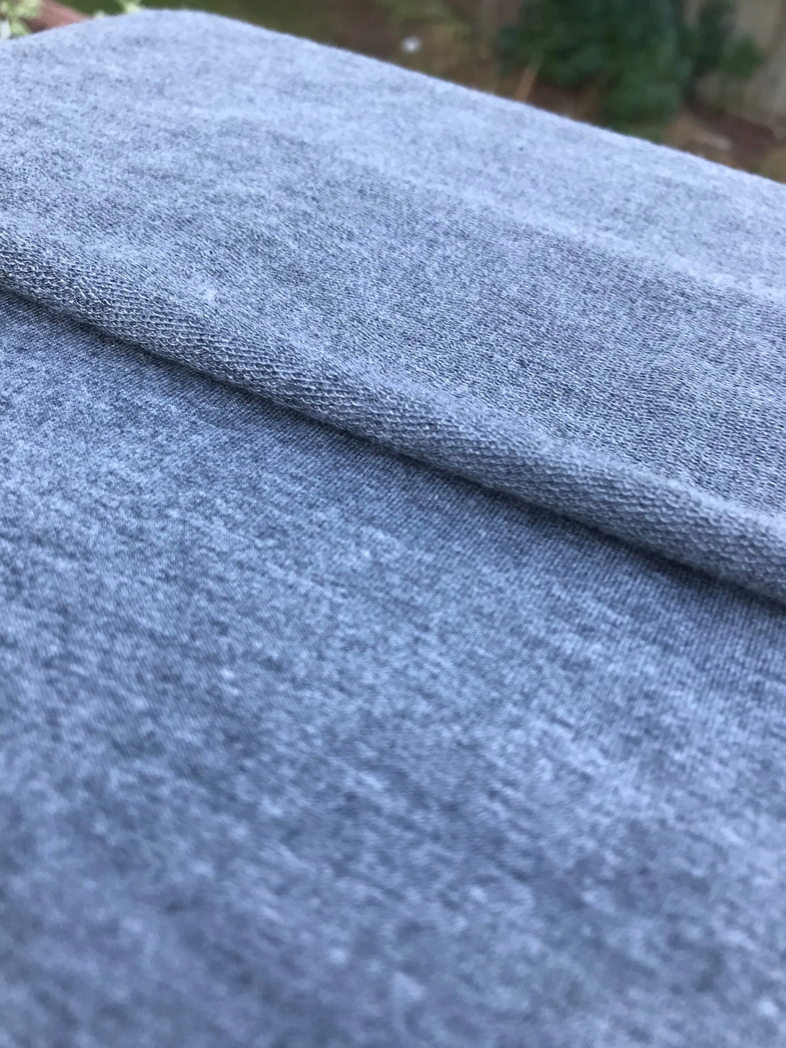 Heather Dark Grey Bamboo Stretch French Terry Fabric Wholesale