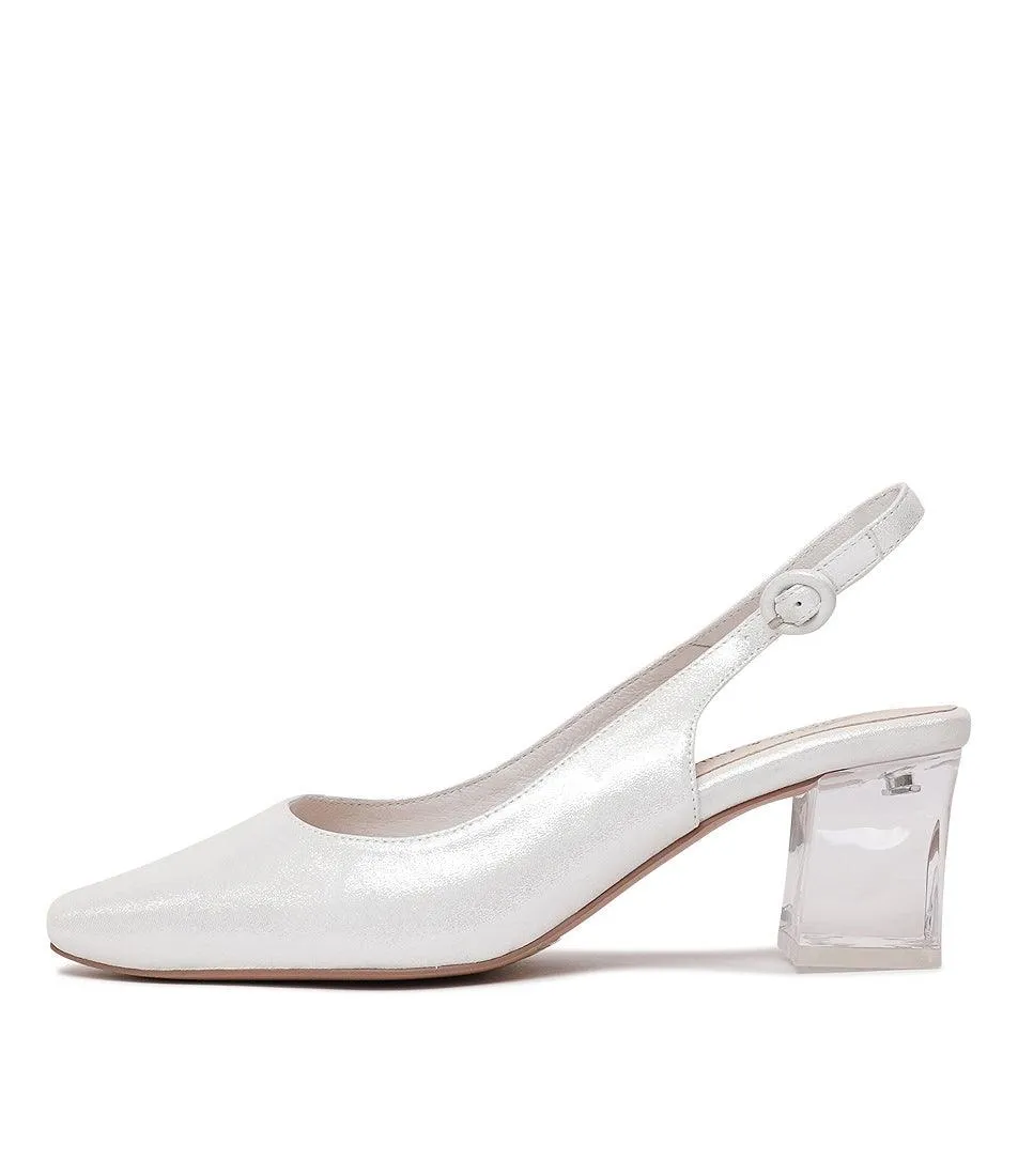 Hinnis Silver Shimmer Heels
