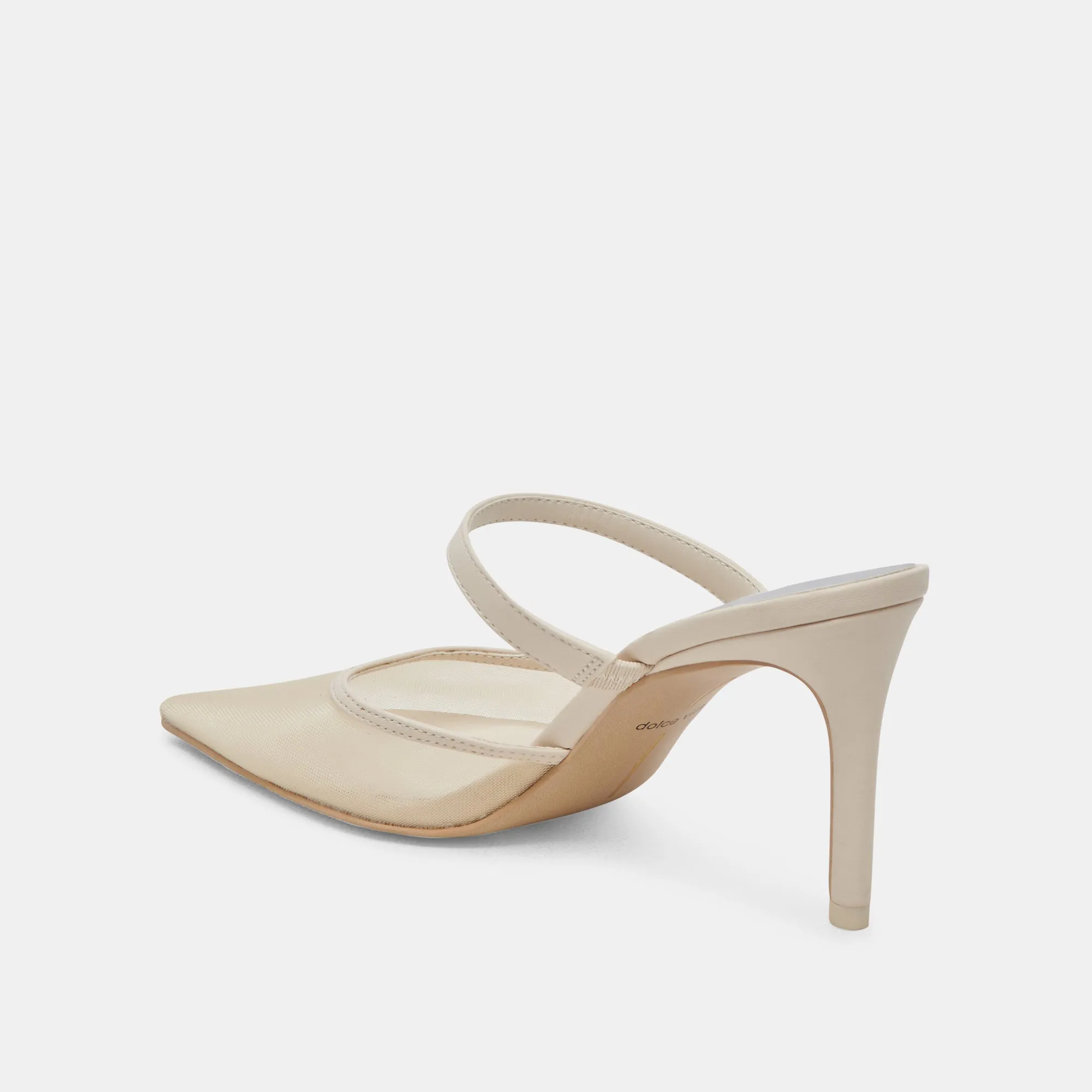 KATIK HEELS IVORY MESH