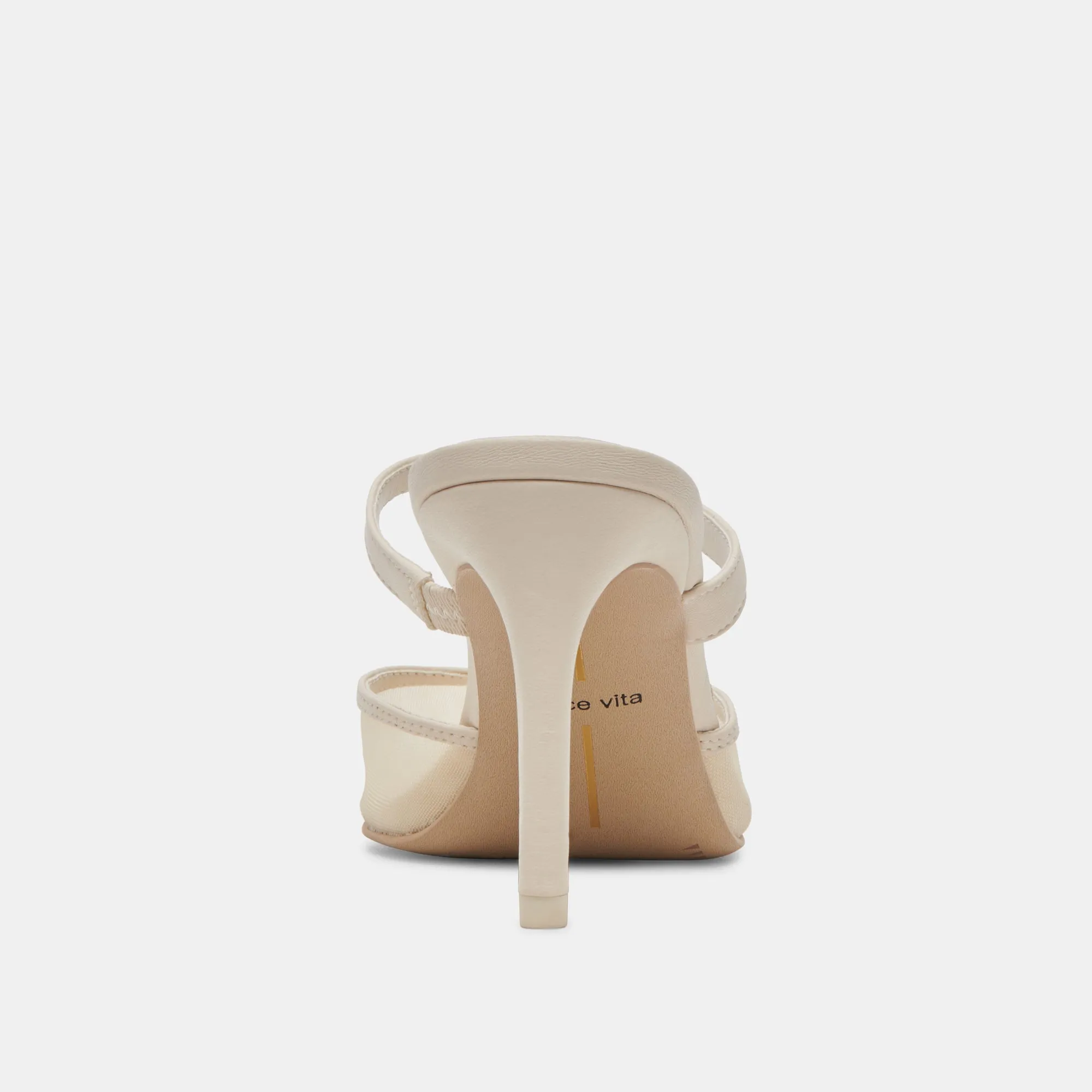 KATIK HEELS IVORY MESH