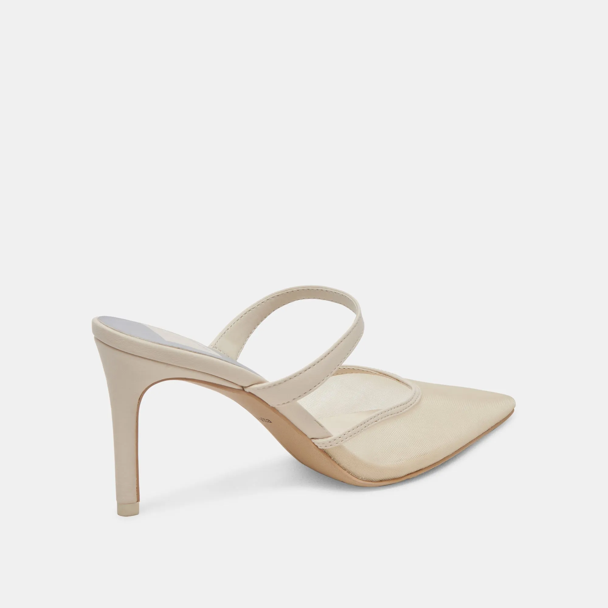 KATIK HEELS IVORY MESH