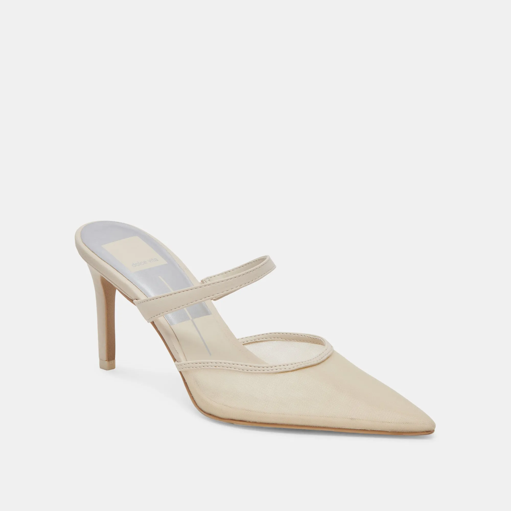 KATIK HEELS IVORY MESH