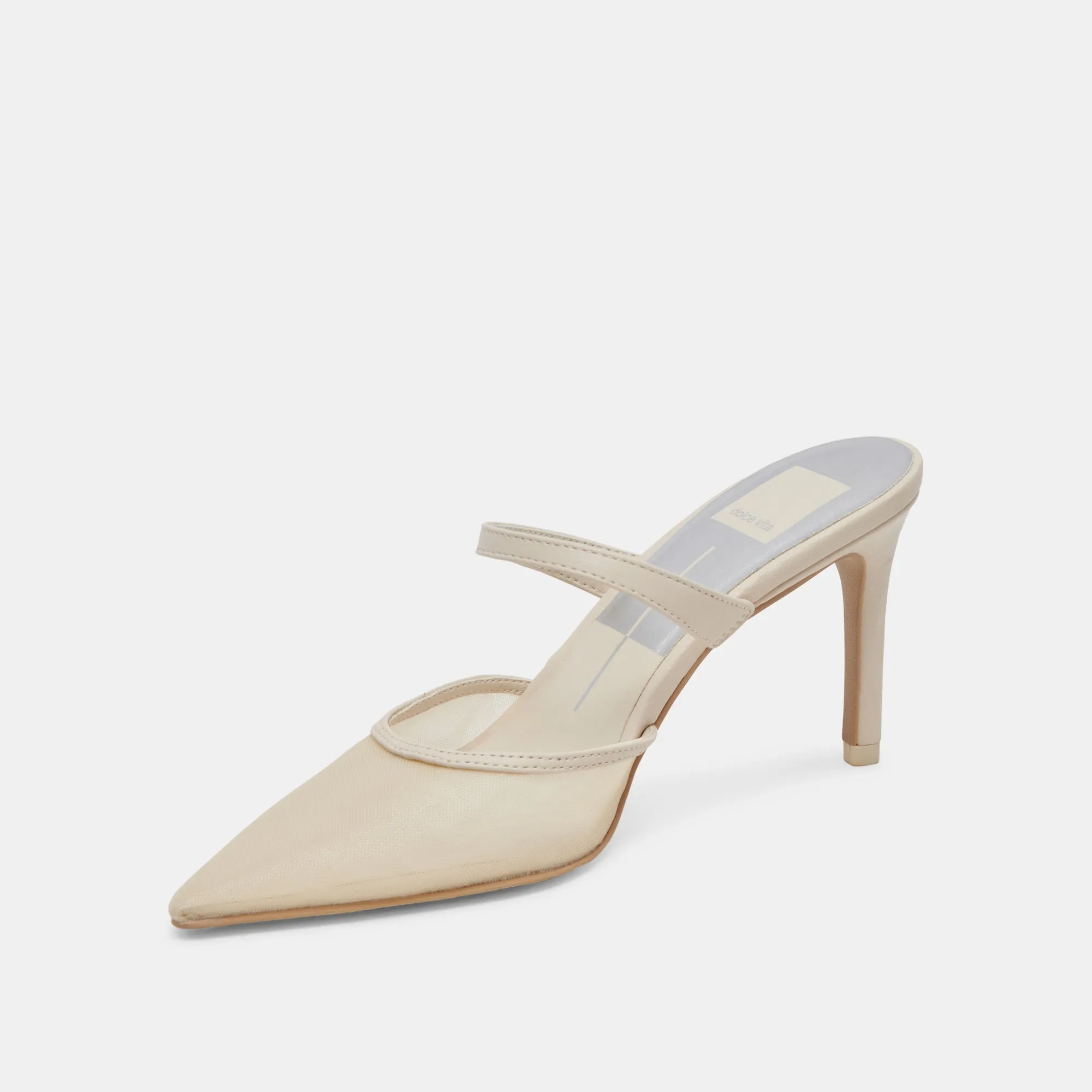 KATIK HEELS IVORY MESH