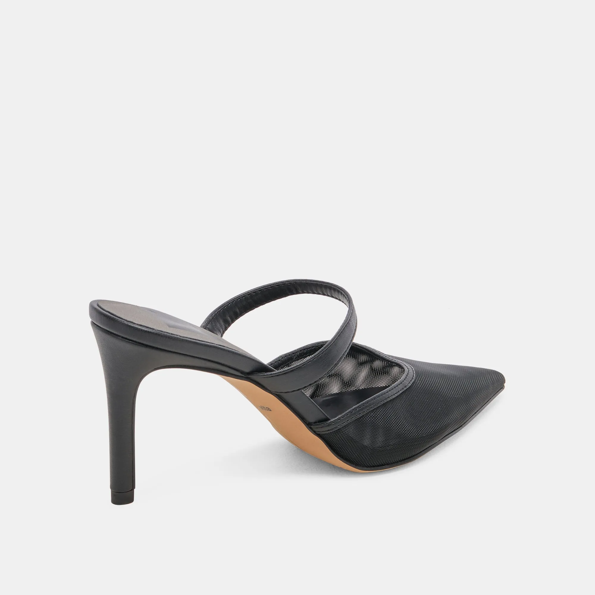 KATIK WIDE HEELS ONYX MESH