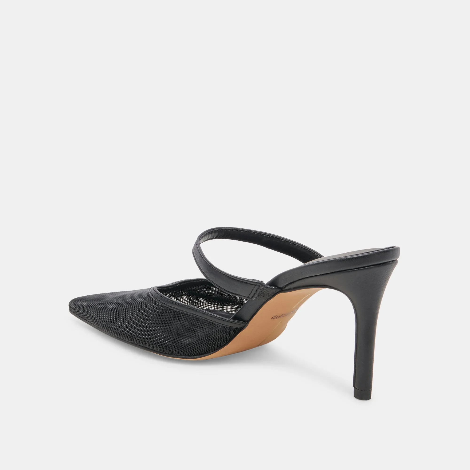 KATIK WIDE HEELS ONYX MESH