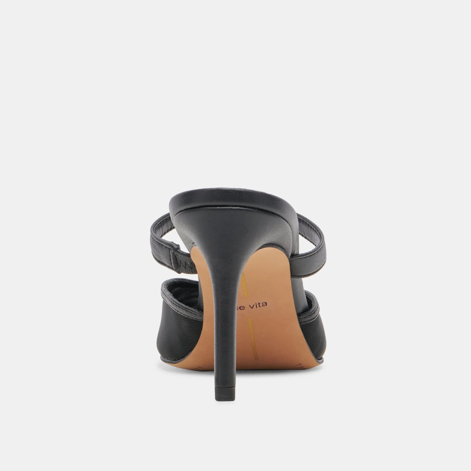 KATIK WIDE HEELS ONYX MESH