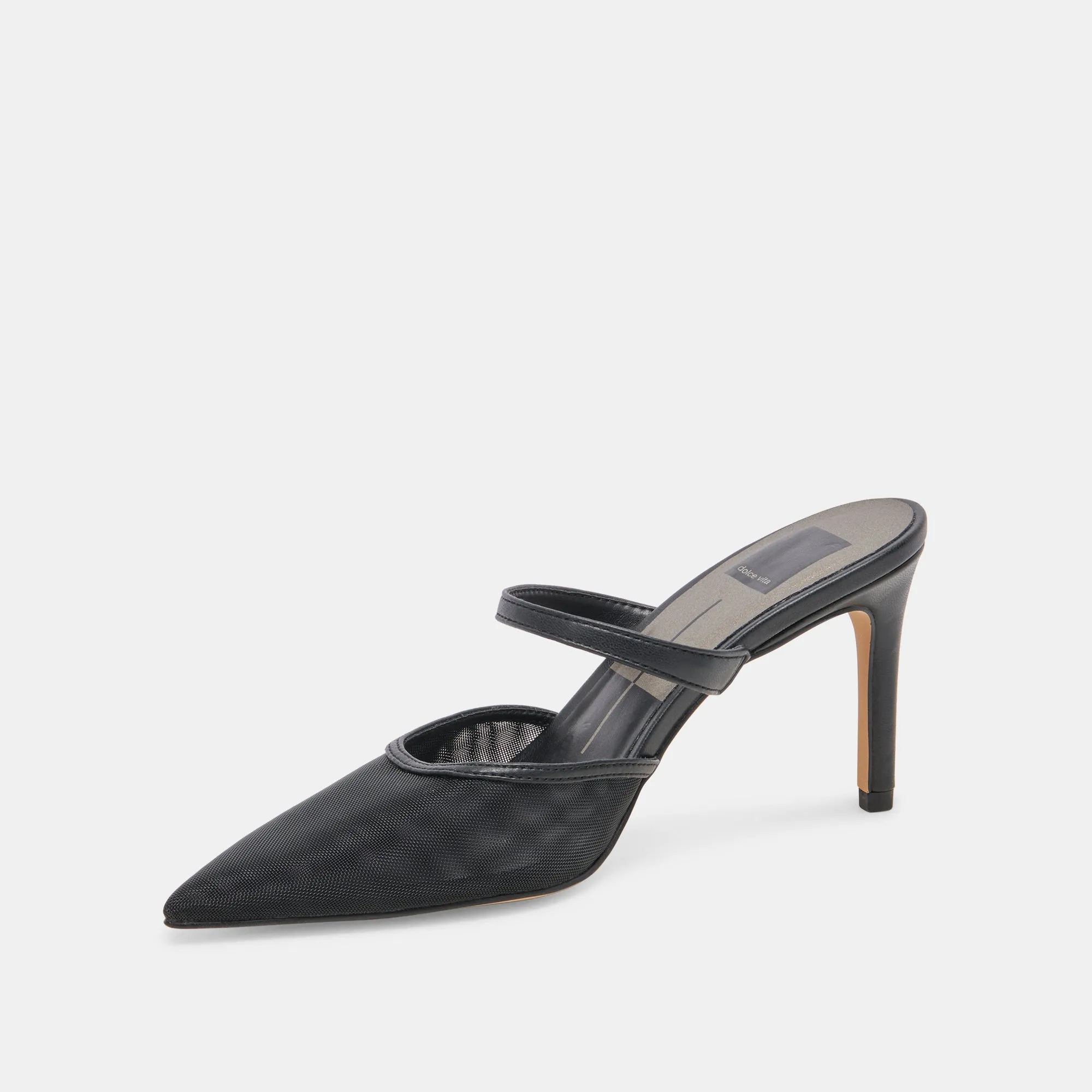 KATIK WIDE HEELS ONYX MESH