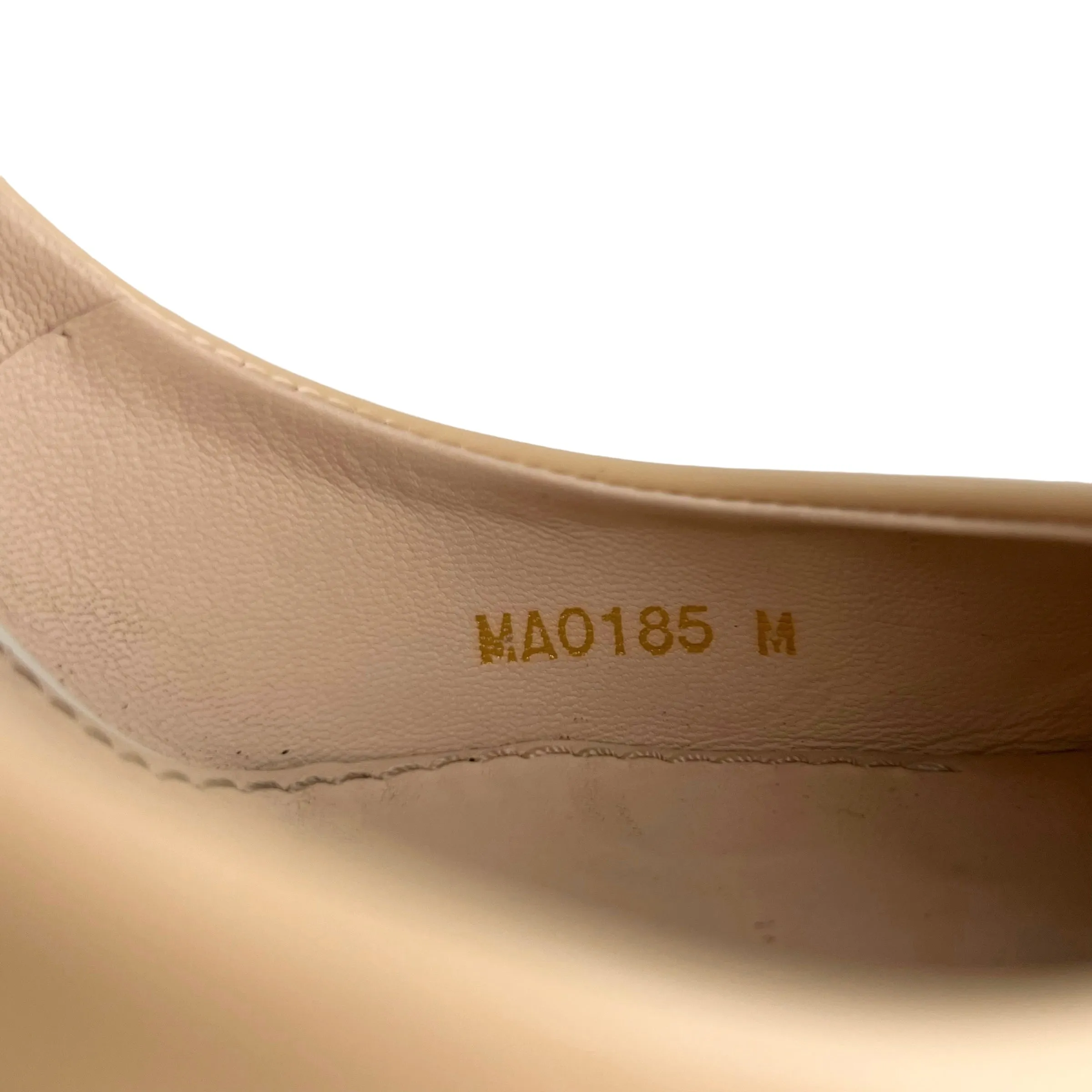 Louis Vuitton 2015 Patent Nude Eyeline Pumps