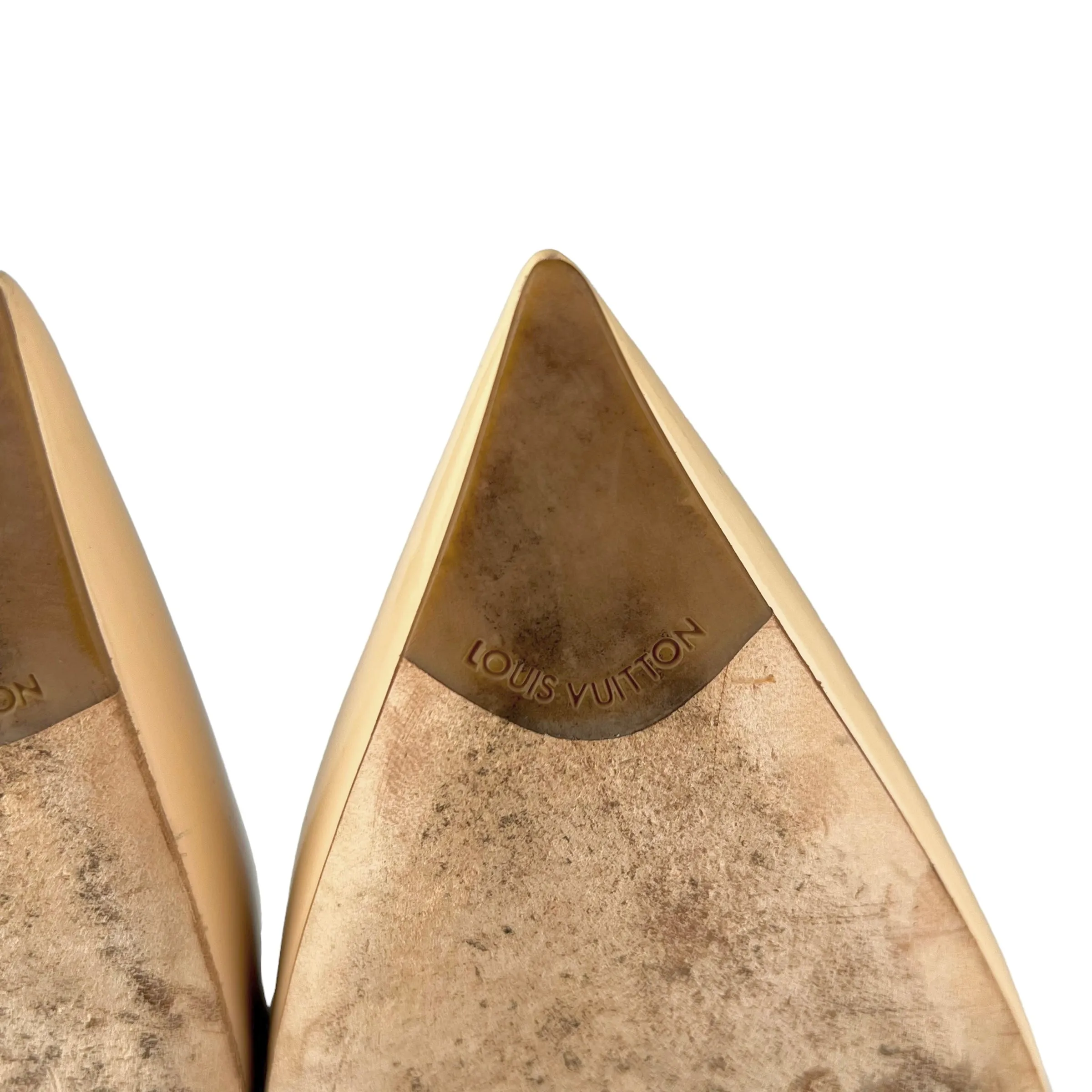 Louis Vuitton 2015 Patent Nude Eyeline Pumps