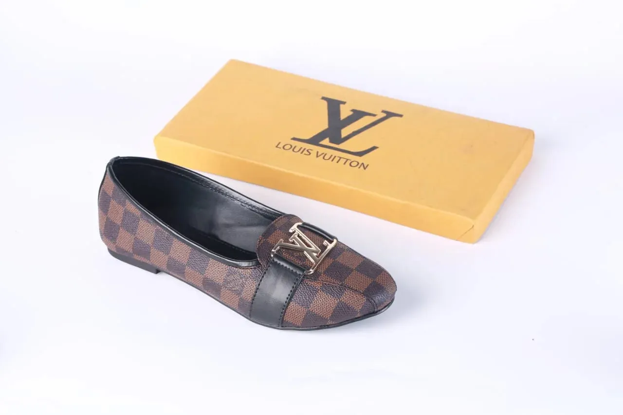 LV MONOGRAM FLAT SHOES