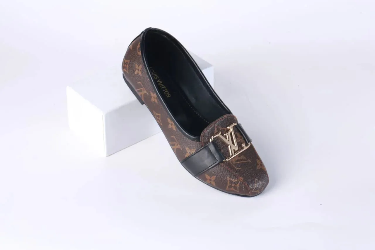 LV MONOGRAM FLAT SHOES